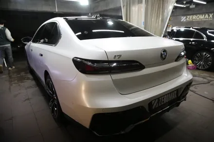 BMW 7시리즈 무광펄 전체 PPF 시공으로 차별화 된 질감과 도장보호력까지! / 인천 남동 구월동