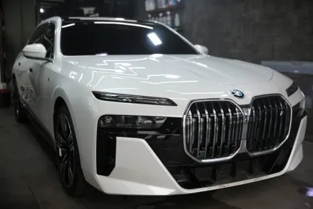 BMW 7시리즈 무광펄 전체 PPF 시공으로 차별화 된 질감과 도장보호력까지! / 인천 남동 구월동