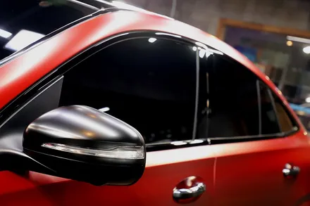 GLE 400d 사틴뱀파이어레드 자동차 전체랩핑 결과물은?? / 인천 남동 구월동