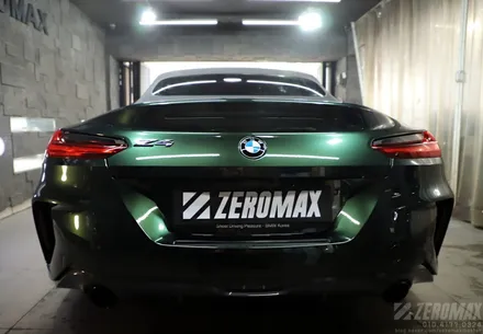 BMW Z4 이노즈텍 미드나잇그린 고광택 랩핑 시공[인천 제로맥스] / 인천 남동 구월동