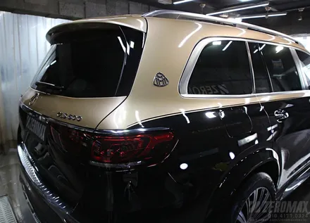 벤츠 GLS 마이바흐 투톤랩핑 GLS600 듀오톤 시공 / 인천 남동 구월동