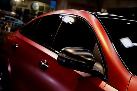 GLE 400d 사틴뱀파이어레드 자동차 전체랩핑 결과물은?? / 인천 남동 구월동