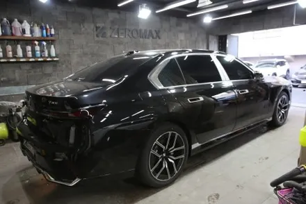 BMW 7시리즈 크롬죽이기 휠도색 하이그로시 랩핑까지 최초작업! / 인천 남동 구월동