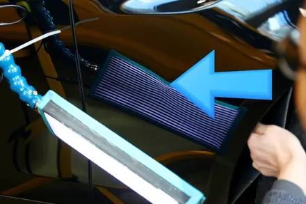 부산PPF 벤츠E63AMG  문콕테러 스트레스로 전체 무광PPF 변신!! / 인천 남동 구월동