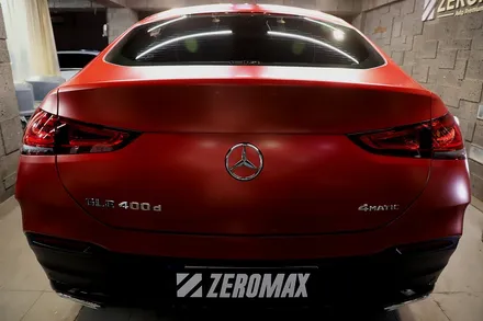 GLE 400d 사틴뱀파이어레드 자동차 전체랩핑 결과물은?? / 인천 남동 구월동