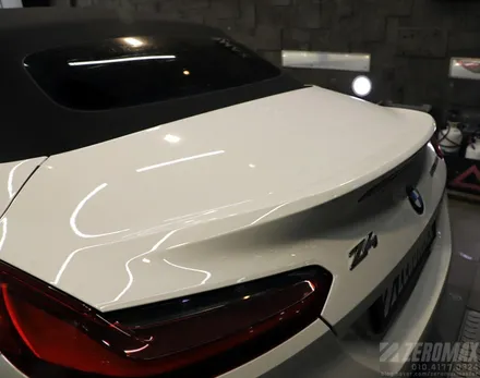BMW Z4 이노즈텍 미드나잇그린 고광택 랩핑 시공[인천 제로맥스] / 인천 남동 구월동