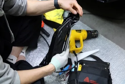 벤츠 CLA 250 C118 크롬죽이기 머플러팁 랩핑까지! / 인천 남동 구월동