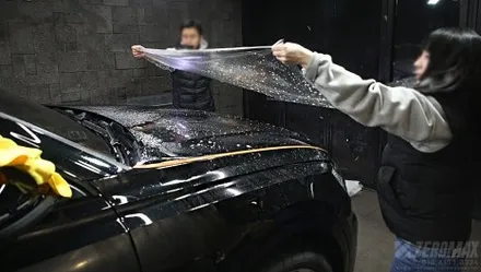 인천 PPF 전체같은 부분 시공 아우디 Q8 블랙 엠블럼까지 / 인천 남동 구월동