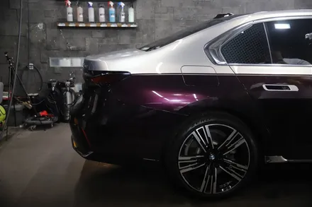 BMW 7시리즈 투톤랩핑 최초작업 결과는?! / 인천 남동 구월동