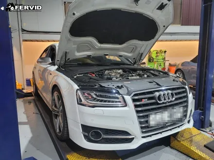 {아우디 D4 S8 V8 TFSI} BMC 반영구 튜닝 순정형 흡기필터 교체 디야드 합성유 엔진오일 교환