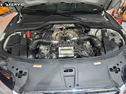 {아우디 D4 S8 V8 TFSI} BMC 반영구 튜닝 순정형 흡기필터 교체 디야드 합성유 엔진오일 교환