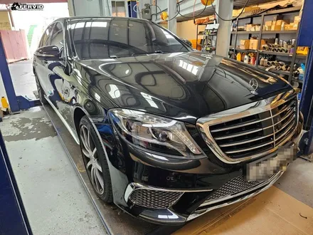 {벤츠 S63 AMG} 에어서스펜션 차고 다운 로워링 킷 장착