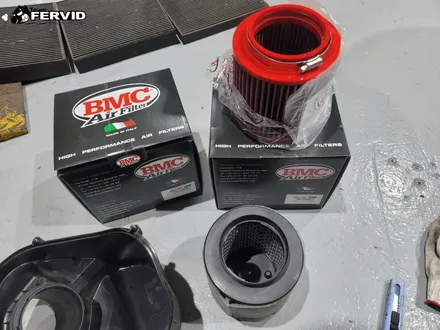 {아우디 D4 S8 V8 TFSI} BMC 반영구 튜닝 순정형 흡기필터 교체 디야드 합성유 엔진오일 교환