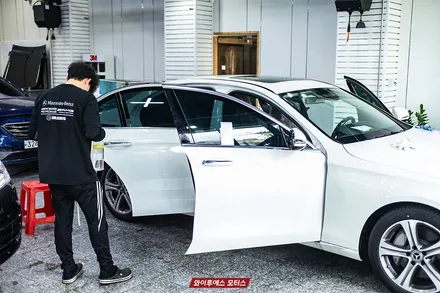 인천 글라스틴트 로데 RODE 열차단 썬팅 벤츠 E300 아방가르드 / 남동구 구월동