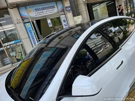 테슬라 모델Y 브이쿨TK 썬팅 /인천테슬라썬팅전문 / 남동구 구월동