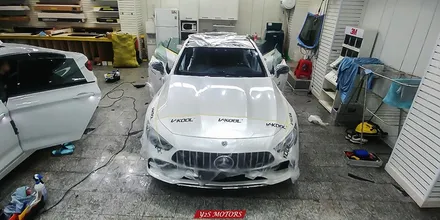 글라스틴트 로데 썬팅 벤츠 AMG GT43 블랙카리스마 시공 / 남동구 구월동