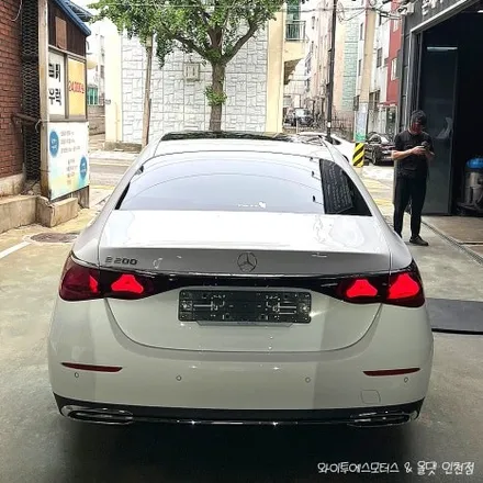 벤츠 E200 후퍼옵틱 프나세 썬팅 / 인천자동차썬팅잘하는곳 / 남동구 구월동