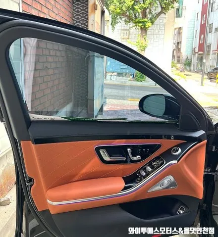 벤츠 S450 글라스틴트 레이니 블루 썬팅 / 인천자동차썬팅잘하는곳 / 남동구 구월동