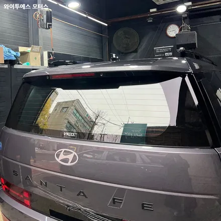 싼타페MX5 신차패키지와 킹스텝 전동사이드스텝 시공 / 인천썬팅잘하는곳 / 남동구 구월동