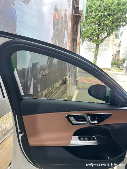 벤츠 E200 AV 글라스틴트 선셋 썬팅 / 인천자동차썬팅전문 / 남동구 구월동
