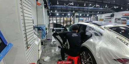 글라스틴트 로데 썬팅 벤츠 AMG GT43 블랙카리스마 시공 / 남동구 구월동