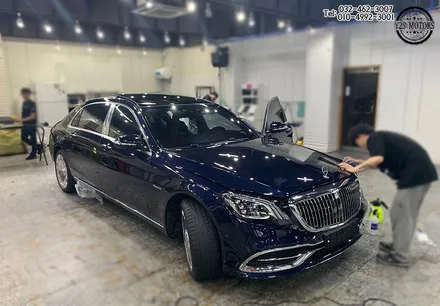 인천 벤츠 S560마이바흐 글라스틴트 선셋 시공 / 남동구 구월동