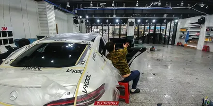 글라스틴트 로데 썬팅 벤츠 AMG GT43 블랙카리스마 시공 / 남동구 구월동