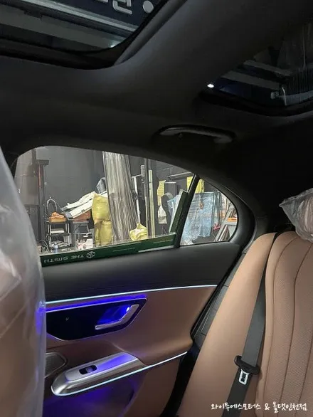벤츠 E350e 글라스틴트 선셋 썬팅 / 인천썬팅잘하는곳 / 남동구 구월동
