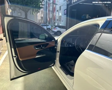 벤츠 E200AV 글라스틴트 옵틱W 썬팅 시공 / 인천썬팅잘하는곳 / 남동구 구월동