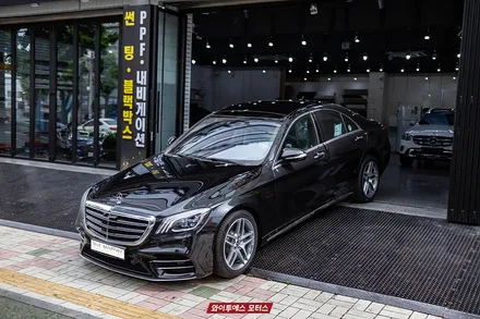 글라스틴트 등급 선셋 열차단썬팅으로 느끼는 Benz S350d / 남동구 구월동