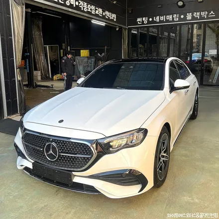 벤츠 E200 AMG 글라스틴트 선셋 썬팅 /인천자동차썬팅잘하는곳 / 남동구 구월동