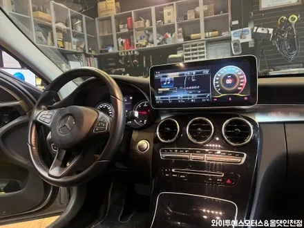 벤츠 C200d 안드로이드 모니터 장착 /인천자동차튜닝전문 / 남동구 구월동