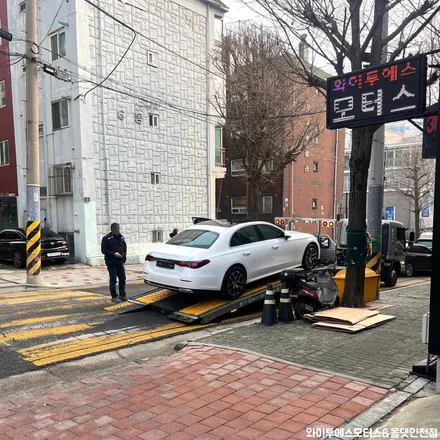 벤츠 E200 AV 글라스틴트 선셋 썬팅 / 인천수입차썬팅전문 / 남동구 구월동