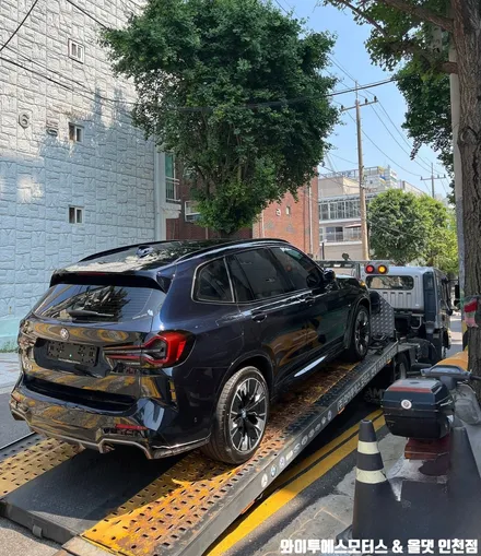 BMW IX3 후퍼옵틱 프나세 썬팅 /인천자동차썬팅전문 / 남동구 구월동