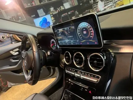 벤츠 C200d 안드로이드 모니터 장착 /인천자동차튜닝전문 / 남동구 구월동