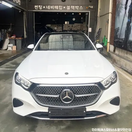 벤츠 E200 AV 글라스틴트 선셋 썬팅 / 인천수입차썬팅전문 / 남동구 구월동