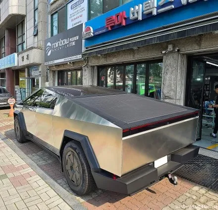 테슬라사이버트럭 하버캠프 세라믹본드 썬팅! /인천테슬라썬팅전문 / 남동구 구월동