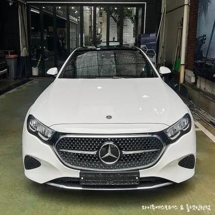 벤츠 E200 AV 글라스틴트 선셋 썬팅 / 인천자동차썬팅전문 / 남동구 구월동
