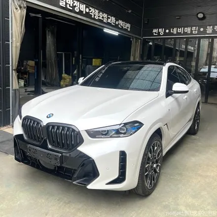 BMW X6 글라스틴트 레이니블루 썬팅+랩핑+유광PPF / 남동구 구월동
