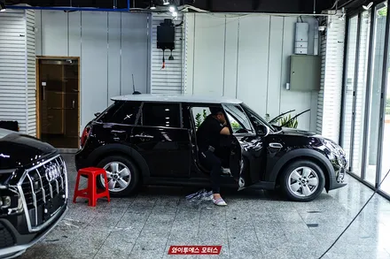 스미스클럽 T1 가성비 만점의 미니쿠퍼 열차단 틴팅 / 남동구 구월동