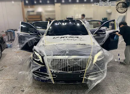 인천 벤츠 S560마이바흐 글라스틴트 선셋 시공 / 남동구 구월동