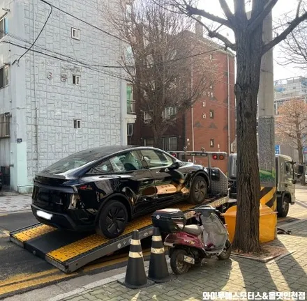 테슬라 주니퍼 신차패키지 하버캠프 세라믹본드+아이나비Z9900블랙박스 시공 / 남동구 구월동