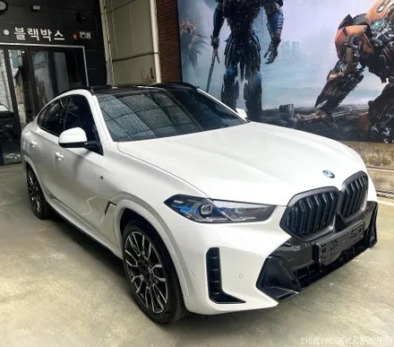 BMW X6 글라스틴트 레이니블루 썬팅+랩핑+유광PPF / 남동구 구월동