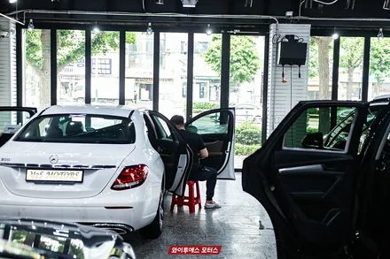 인천 글라스틴트 로데 RODE 열차단 썬팅 벤츠 E300 아방가르드 / 남동구 구월동