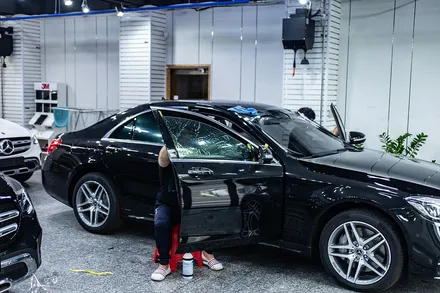 글라스틴트 썬팅 선셋 으로 달라보이는 벤츠 S350d 4MATIC / 남동구 구월동