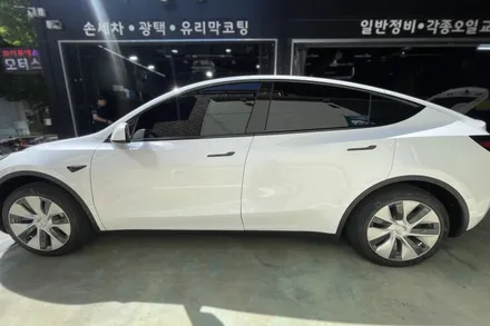 인천 썬팅 테슬라 모델Y 3M 크리스탈라인 시공 / 남동구 구월동