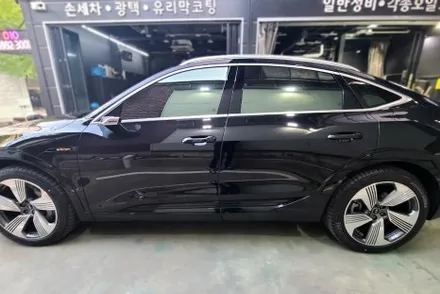구월동 아우디 이트론 블락포디 블랙크롬 반반사 썬팅 / 남동구 구월동