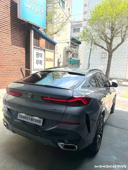 BMW X6 블락포디 비바스카이블루 썬팅 / 인천썬팅잘하는곳 / 남동구 구월동