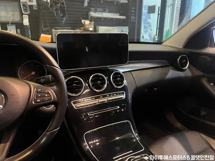 벤츠 C200d 안드로이드 모니터 장착 /인천자동차튜닝전문 / 남동구 구월동