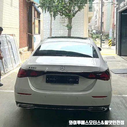 벤츠 E200 AV 브이쿨 K 썬팅 / 인천 자동차썬팅 잘하는곳 / 남동구 구월동